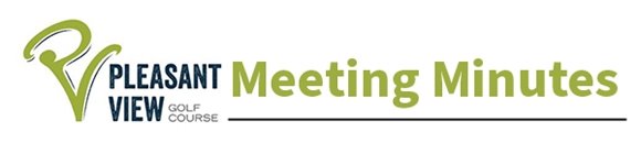City Meeting Minutes Notice Header