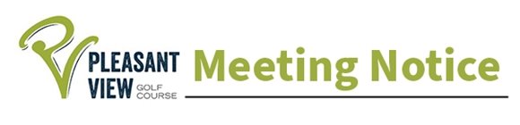 City Meeting Notice Header