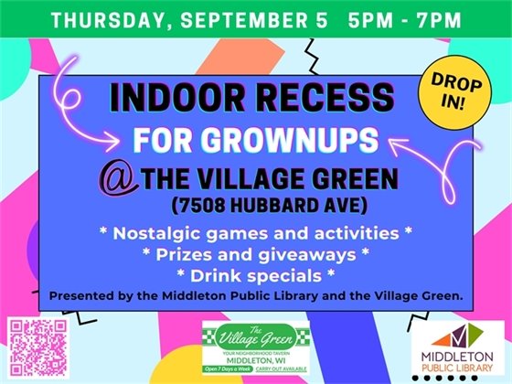 Indoor Recess for Grownups @ The Village Green