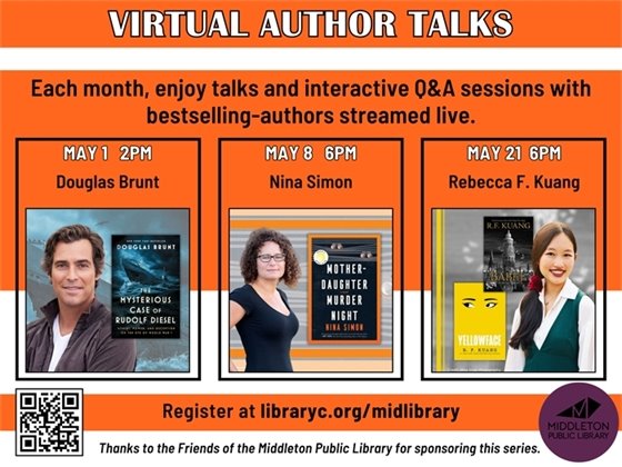 May Virtual Author Talks