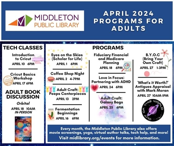 April Programs for Adults