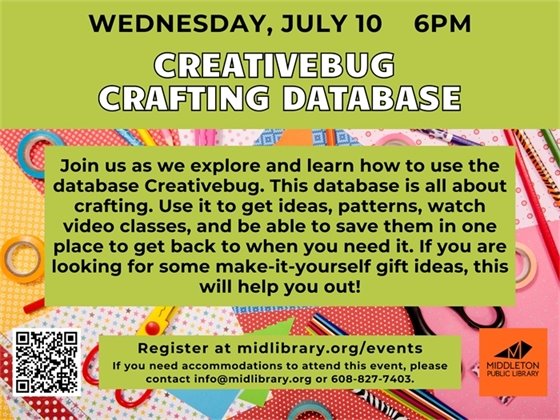 Creativebug Crafting Database