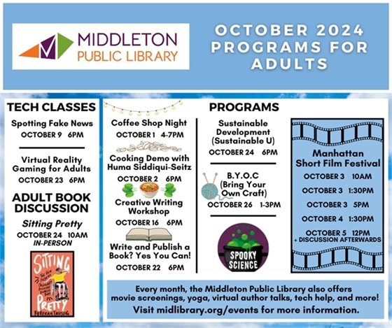 Oct Programs for Adults