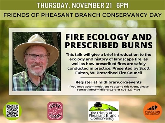 Fire Ecology and Prescribed Burns (FOPBC Conservancy Day)