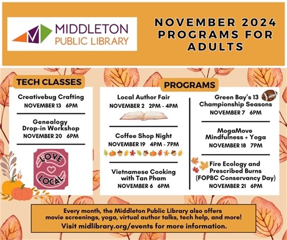 November Programs for Adults