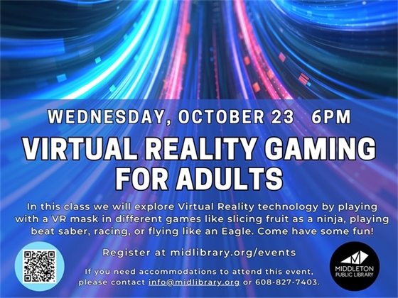 Virtual Reality Gaming for Adults